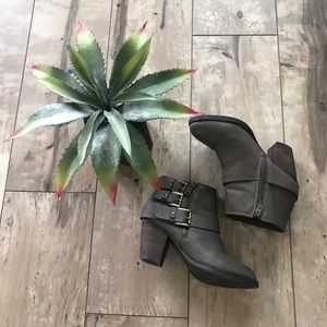 Gently Used Slate Gray Bootie